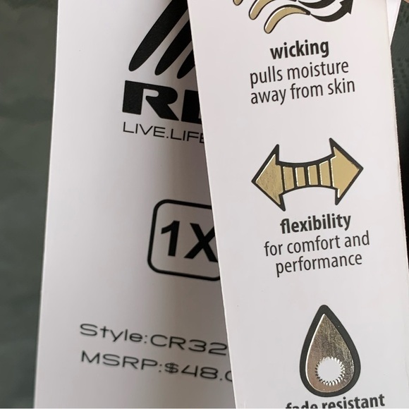 🆕 RBX Activewear Tank Top RBX Breezy Textured Jacquard Plus Size 1X Fitness - Picture 2 of 6